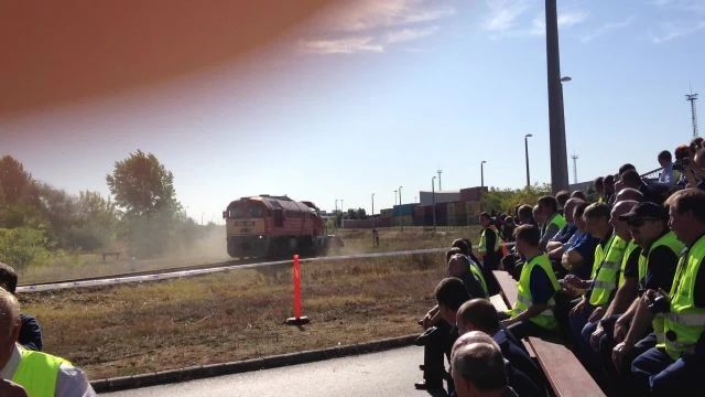 Máv vasúti átjáró baleseti szimuláció 2012