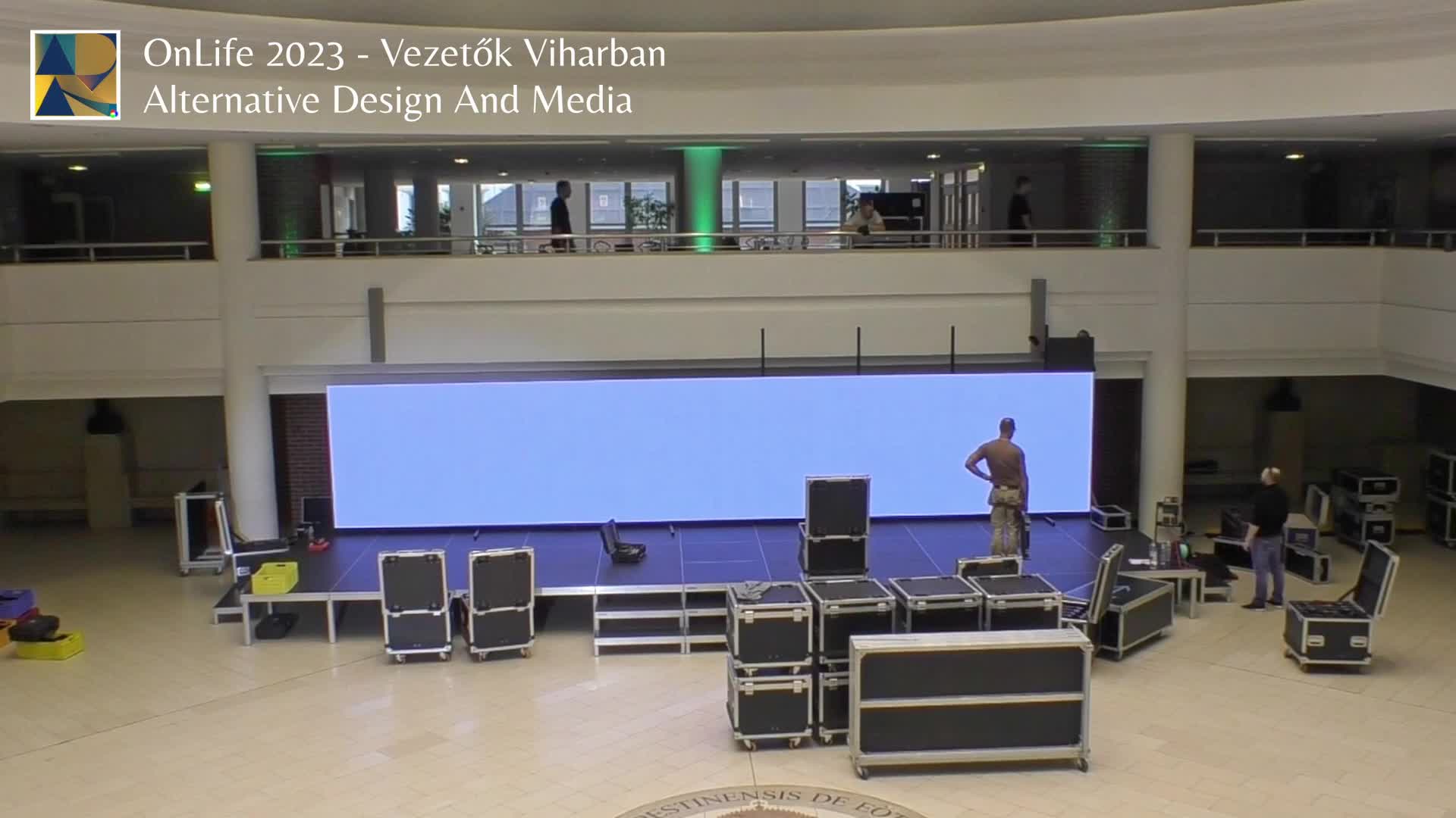ADAM & EVENT-ES ELTE Gömb aula timelapse 20231024