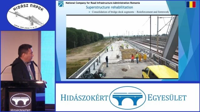 0203 Az A2 autópálya Duna-hídjának felújítása Fetestinél (angol nyelvű) Alexandru Pelin (CNAIR, Románia)