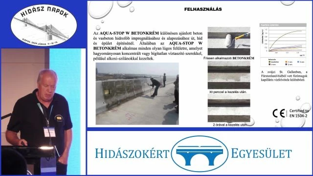 0201 Szilikon alapú impregnálószerek a közlekedésépítésben az új ÚME-nak megfelelően Leskó Ferenc (Silicone Protection Kft-)