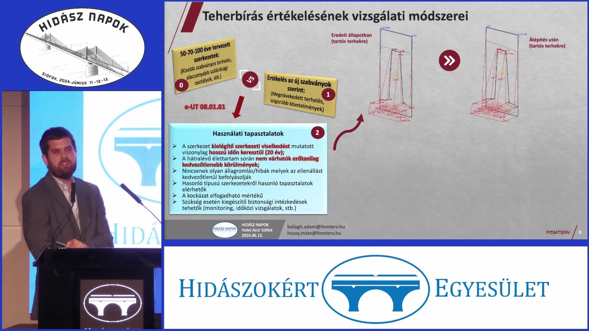 Hidak 0313 Meglévő hidak korszerűsítésének, fejlesztésének erőtani ...